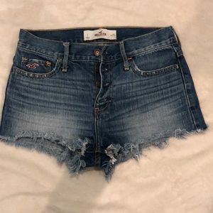 hollister jean shorts